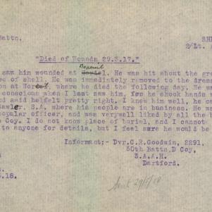 Soldier packet page