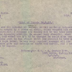 Soldier packet page