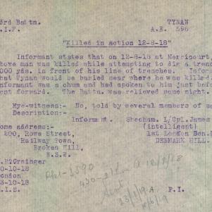 Soldier packet page