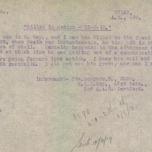 Soldier packet page