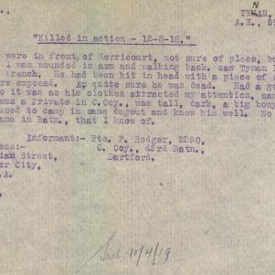 Soldier packet page