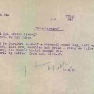 Soldier packet page