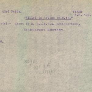 Soldier packet page