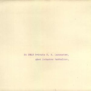 Soldier packet page