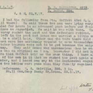 Soldier packet page