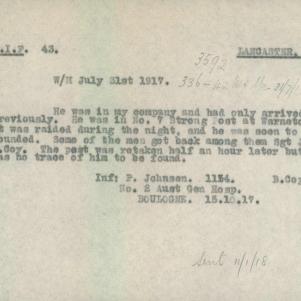 Soldier packet page