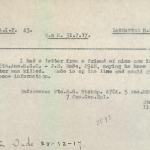 Soldier packet page