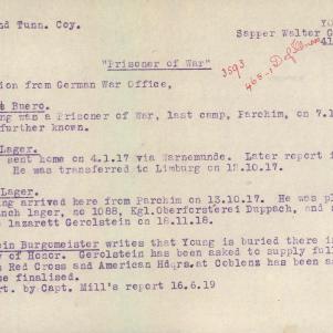 Soldier packet page