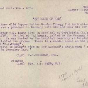 Soldier packet page
