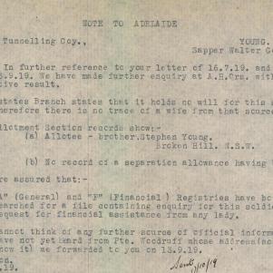 Soldier packet page