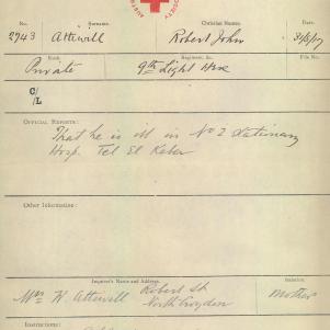 Soldier packet page