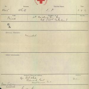 Soldier packet page