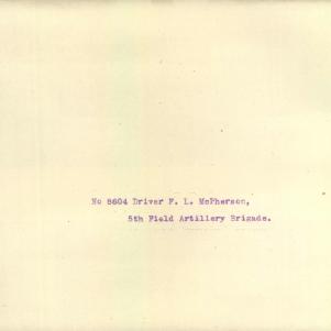 Soldier packet page