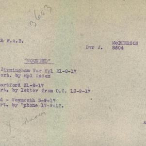 Soldier packet page
