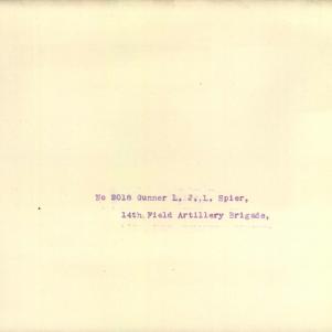 Soldier packet page