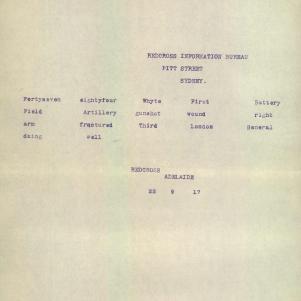 Soldier packet page