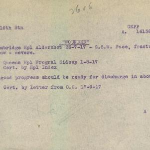 Soldier packet page