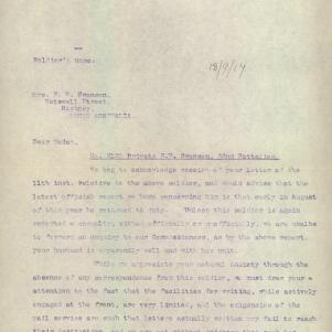 Soldier packet page