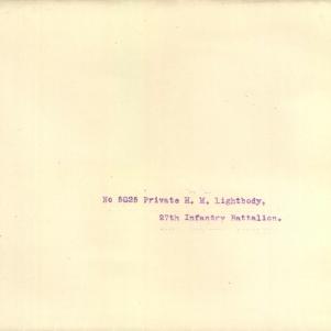 Soldier packet page