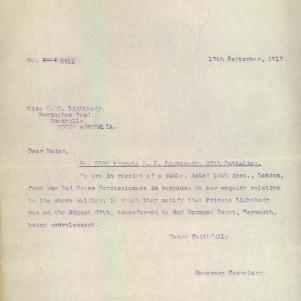 Soldier packet page