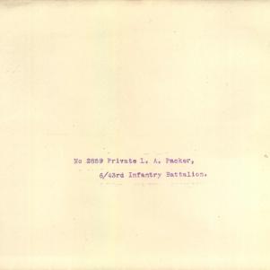 Soldier packet page