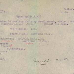 Soldier packet page