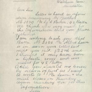 Soldier packet page