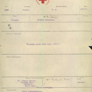 Soldier packet page