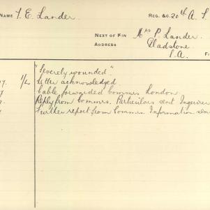 Soldier packet page