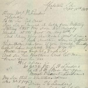Soldier packet page