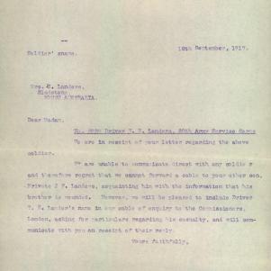 Soldier packet page