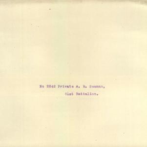 Soldier packet page