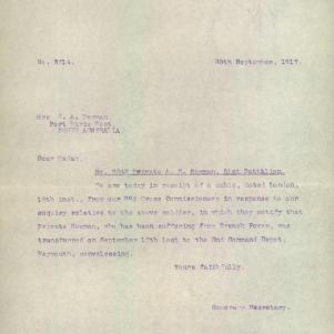 Soldier packet page