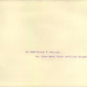Soldier packet page