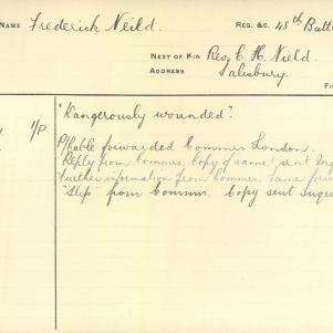 Soldier packet page