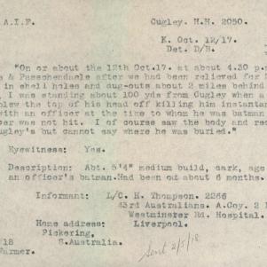 Soldier packet page