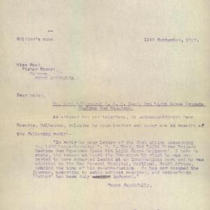 Soldier packet page