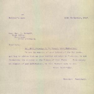 Soldier packet page