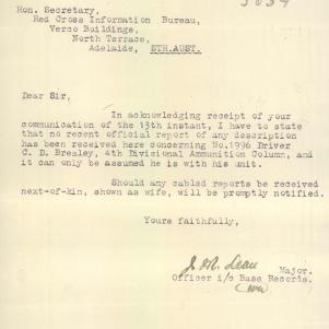 Soldier packet page