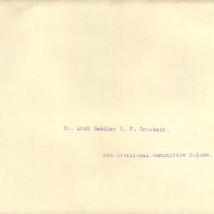 Soldier packet page