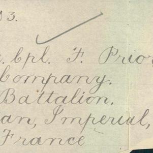 Soldier packet page