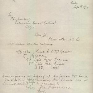 Soldier packet page