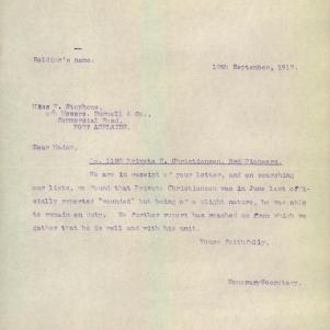 Soldier packet page