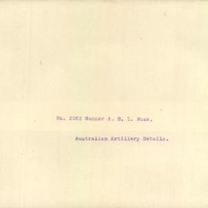 Soldier packet page