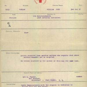 Soldier packet page