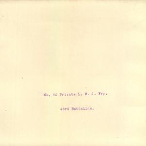 Soldier packet page