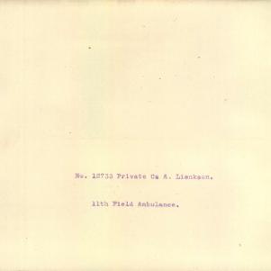 Soldier packet page