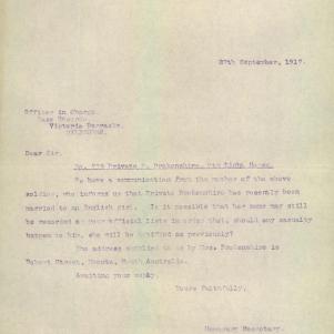 Soldier packet page