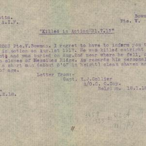Soldier packet page