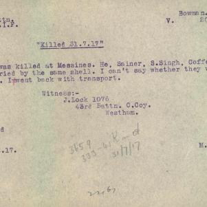 Soldier packet page